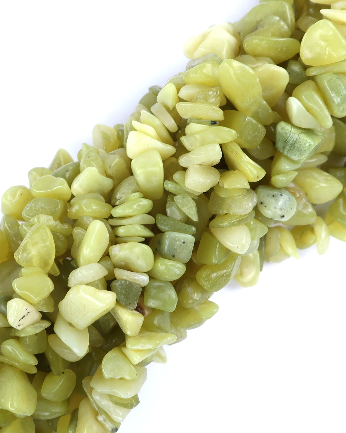 Medium Serpentine Chip Beads · 30" strand