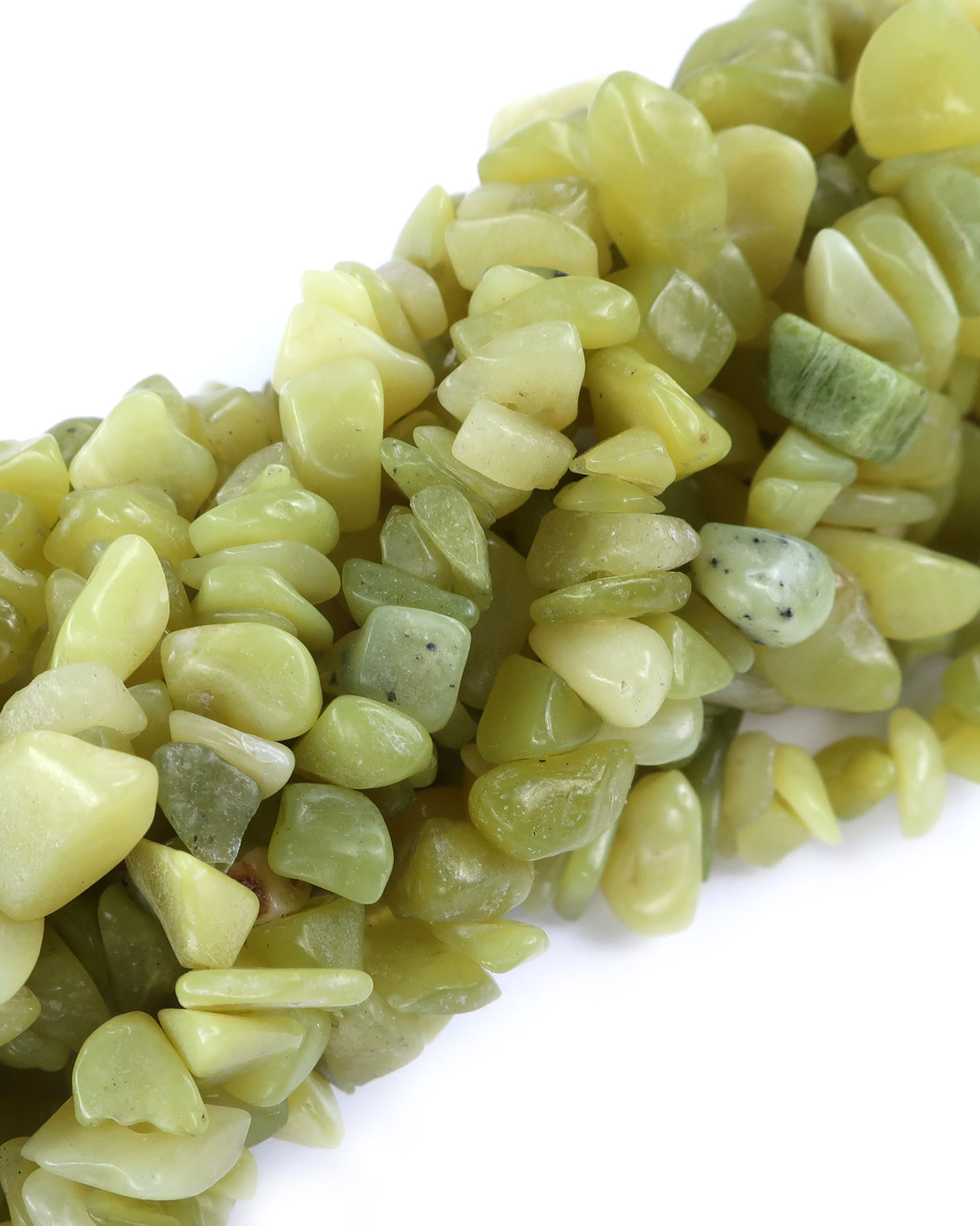 Medium Serpentine Chip Beads · 30" strand