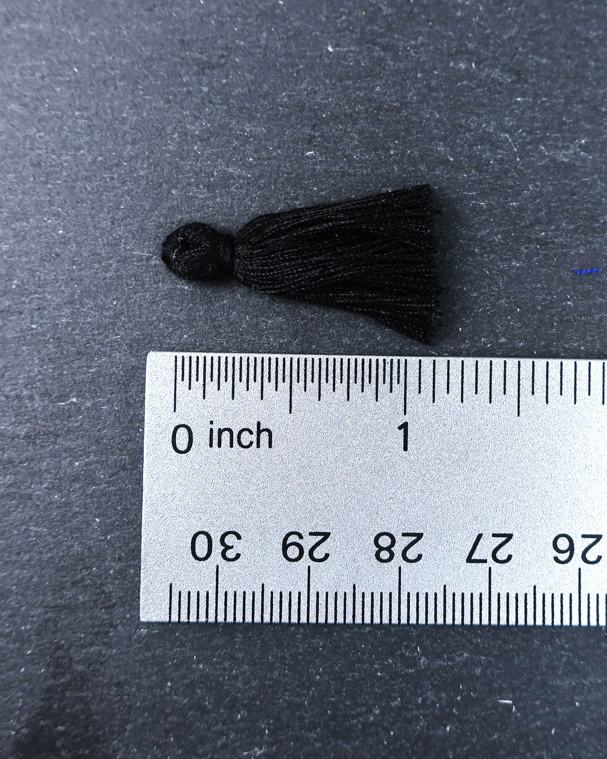 Mini Black Tassels · 10 pack