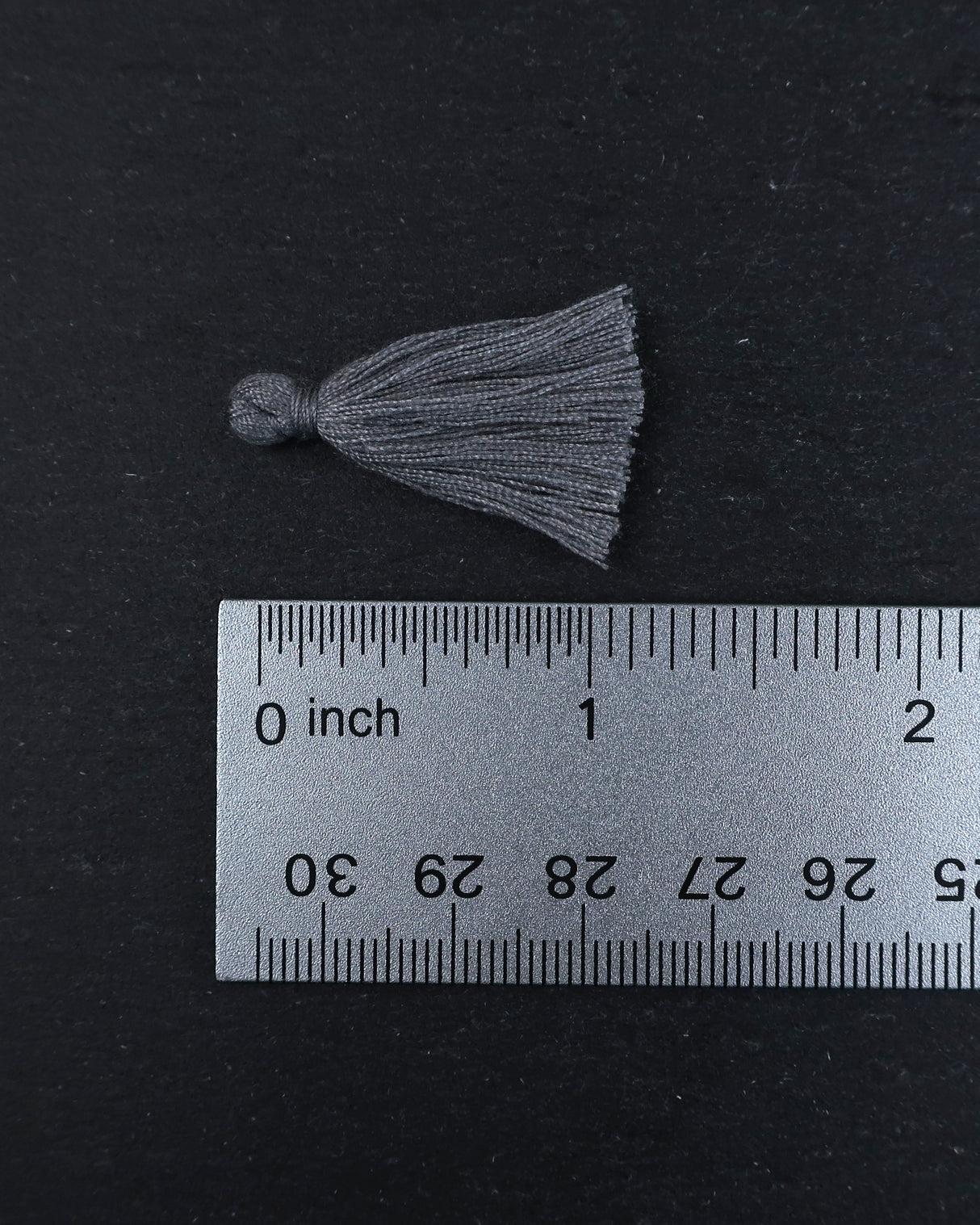 Mini Gray Tassels • 10 pack
