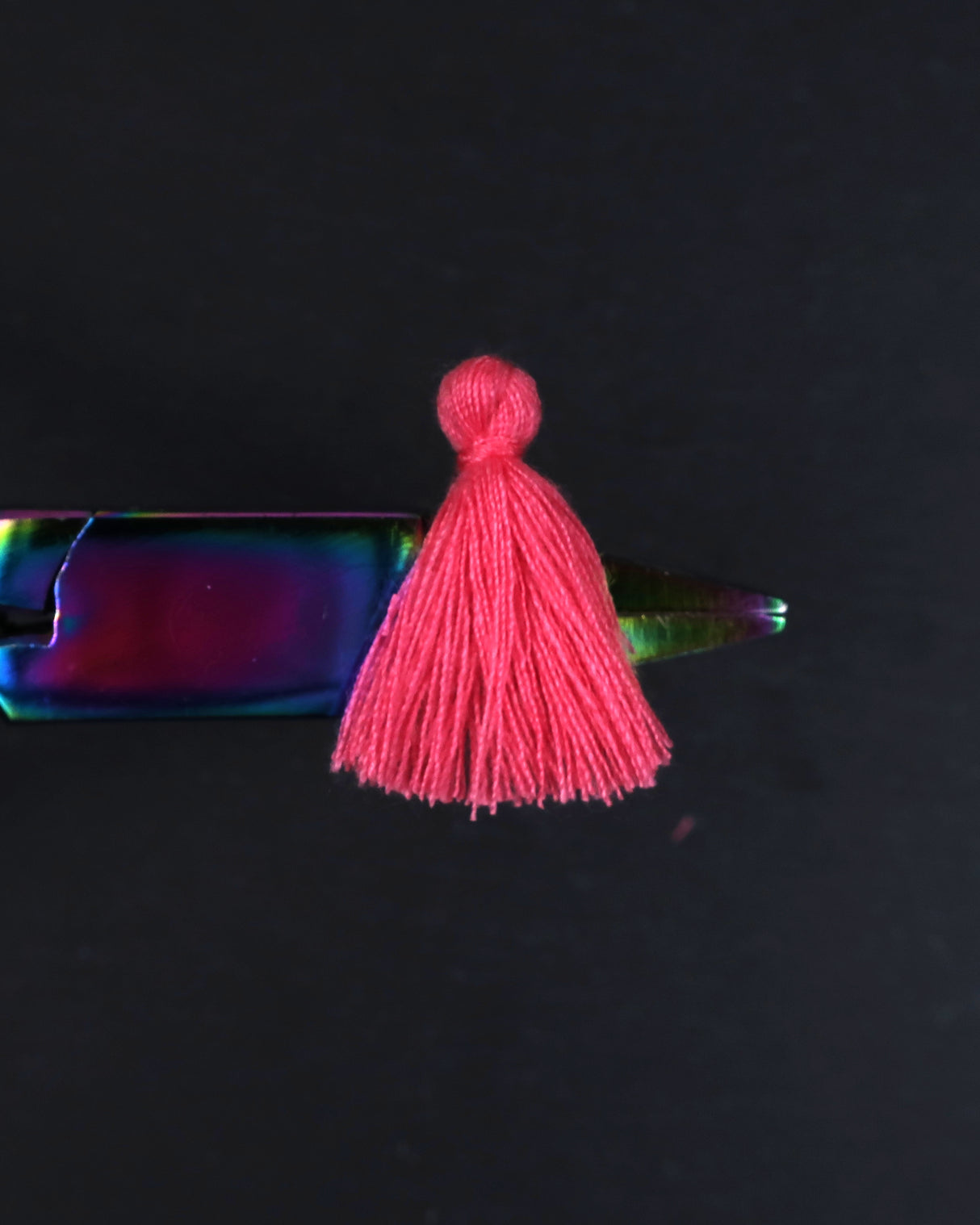 Mini Pink Tassels • 10 pack