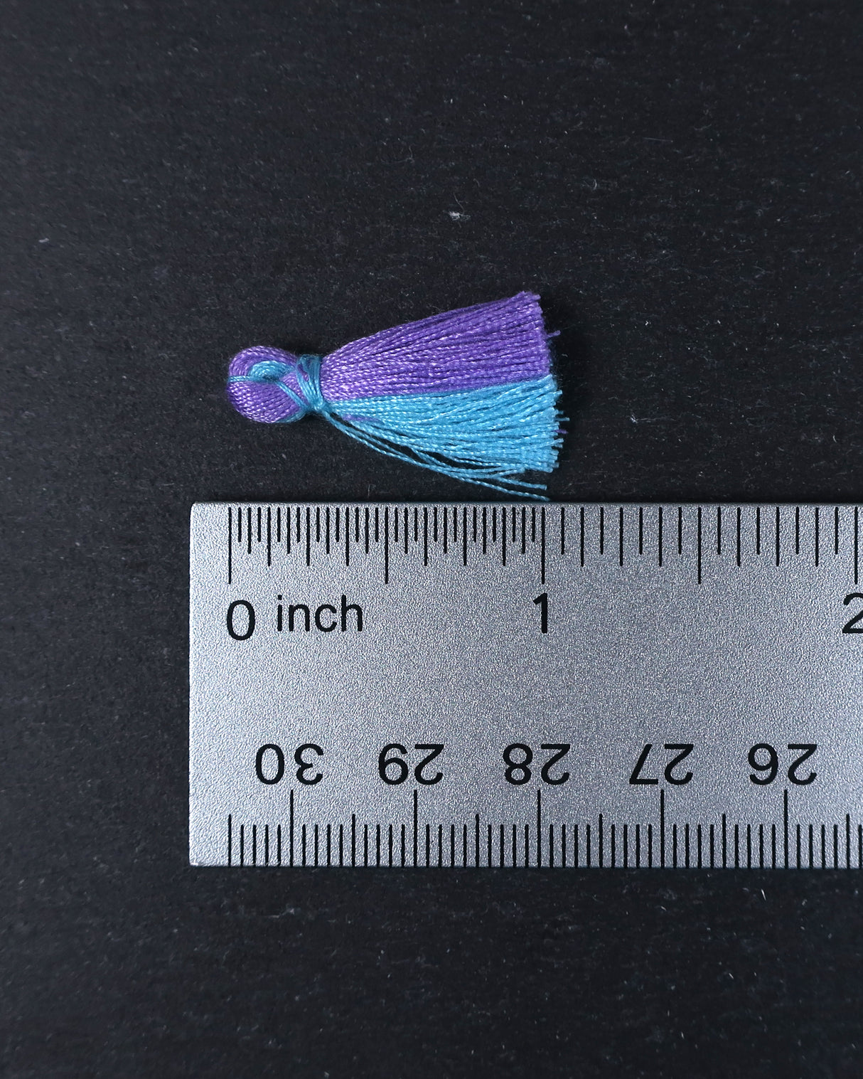 Mini Blue & Purple Duo Tassels · 10 pack