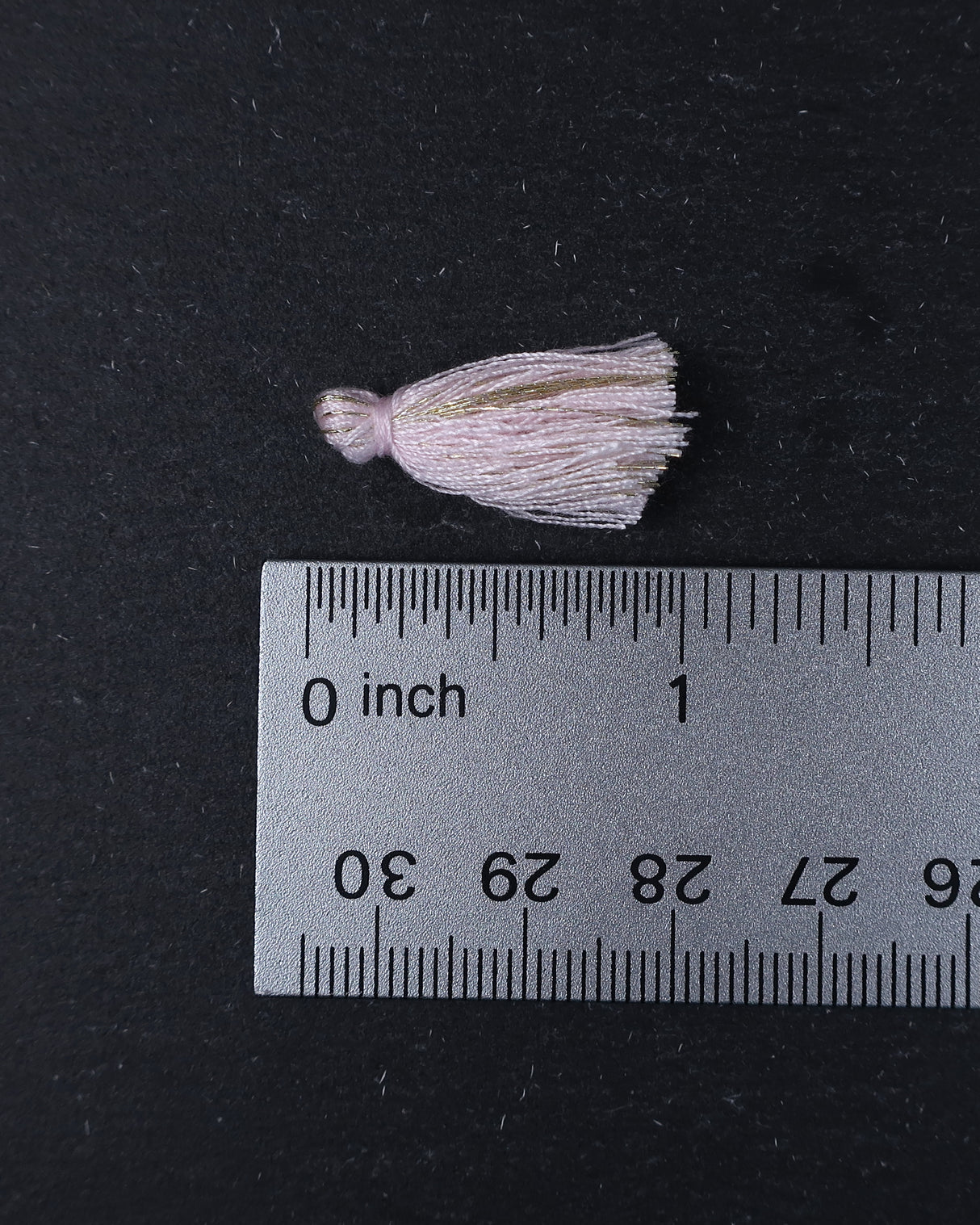 Mini Gold & Light Pink Tassels · 10 pack