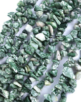 Medium Tree Agate Chip Beads · 30" strand