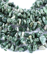Medium Tree Agate Chip Beads · 30" strand