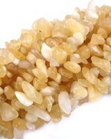Medium Calcite Chip Beads · 30" strand