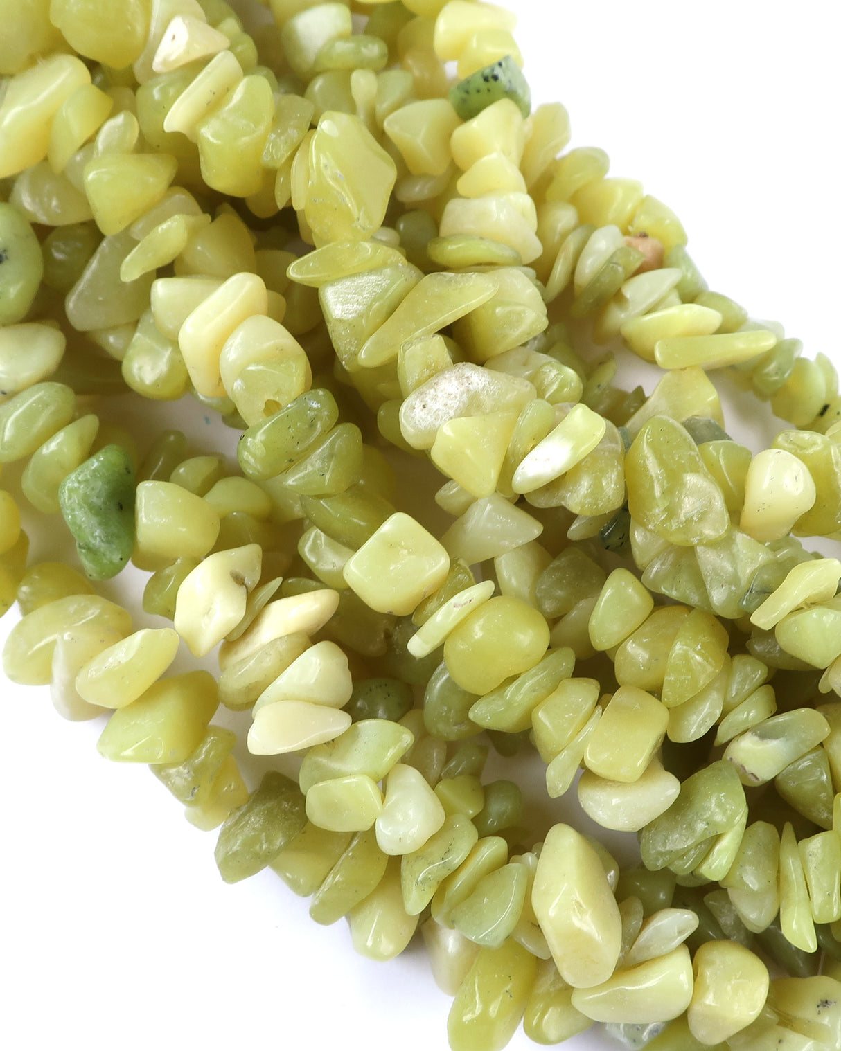 Medium Serpentine Chip Beads · 30" strand