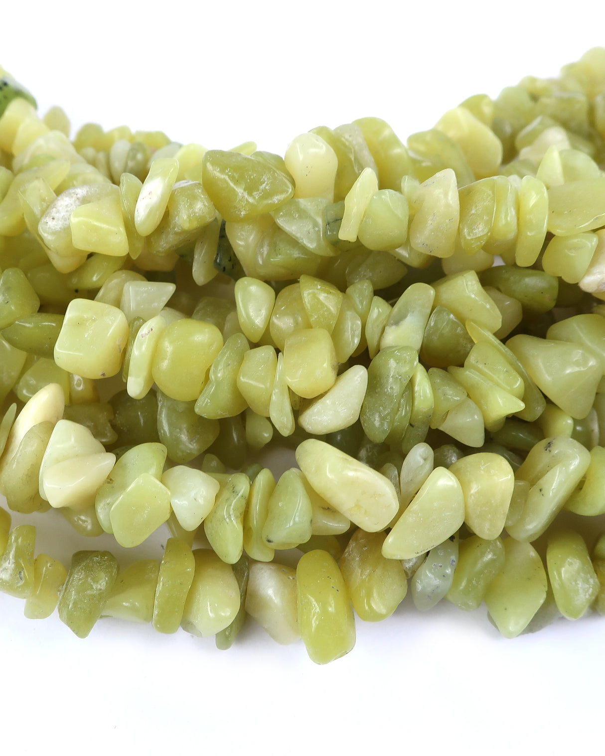 Medium Serpentine Chip Beads · 30" strand