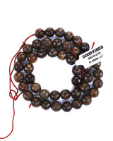 8mm · Faceted · Bronzite · Round Beads · 15" full strand