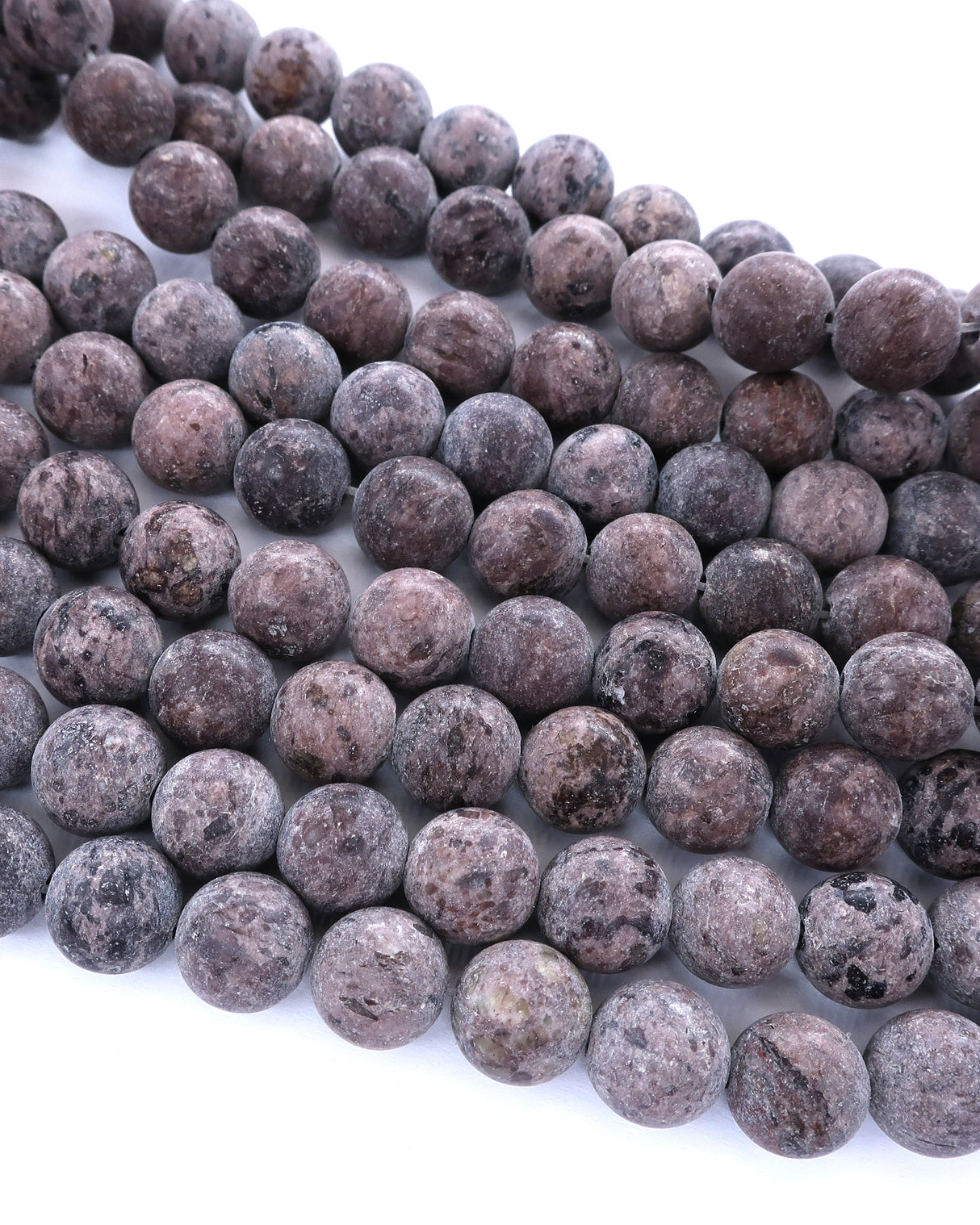 8mm · Frosted · Brown Crazy Agate · round beads · 15"