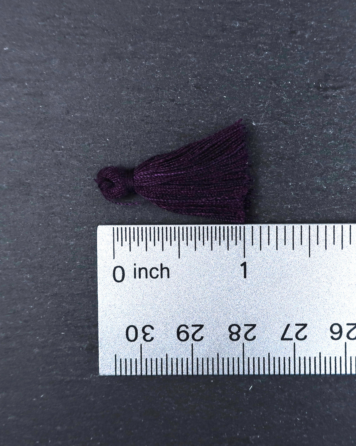 Mini Plum Purple Tassels • 10 pack