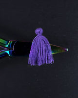 Mini Purple Tassels • 10 pack