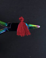 Mini Burgundy Tassels · 10 pack