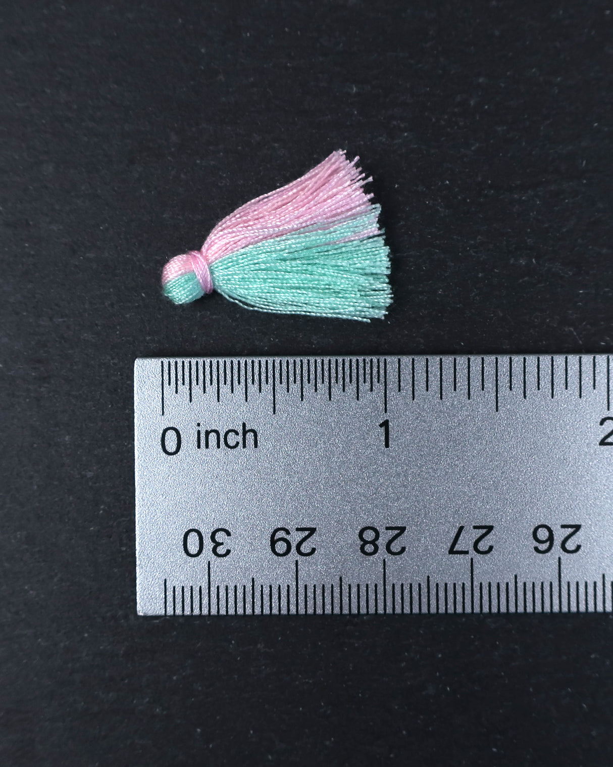 Mini Duo Pink & Mint Tassels · 10 pack