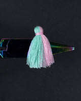 Mini Duo Pink & Mint Tassels · 10 pack