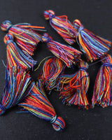 Mini Confetti Vibrant Tassels • 10 pack